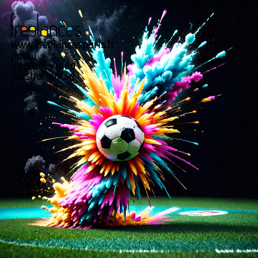 Pao mise en page internet vidéo illustration 3d serveur IA générative AI freelance paris studio de création magazines ss3iol60